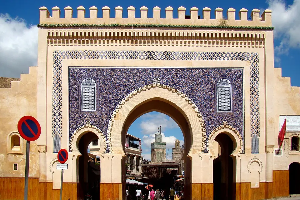 Bab Bou Jeloud, the blue gate of the Fez medina