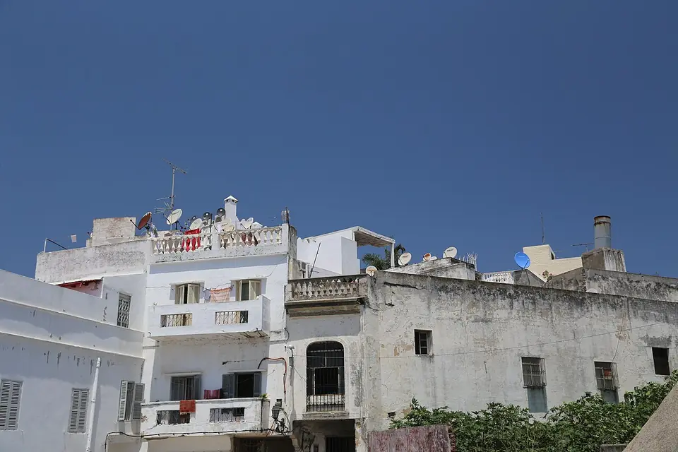 Houses of the old medina of Tangier